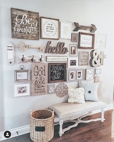 25 Best Rustic Farmhouse Gallery Wall Ideas Of Life And Lisa