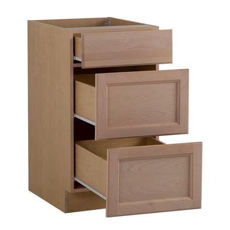View this flat panel all wood constructed base cabinet with one door and drawer. Hampton Bay Easthaven Shaker Assembled 18x34.5x24 in ...