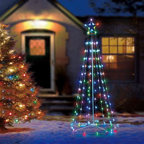 10 Color Lights Christmas Tree Ideas Decoomo