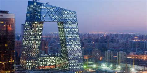 The Headquarters Of Cctv Chinese Central Television