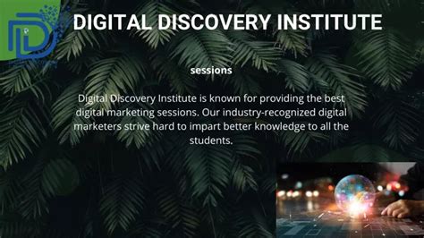 Ppt Digital Discovery Institute 2 Powerpoint Presentation Free