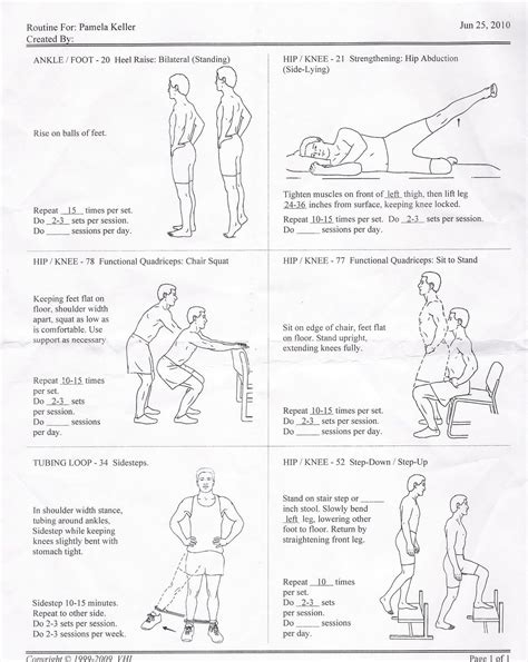 Physical Therapy Knee Exercises For Osteoarthritis Pdf Else Switzer