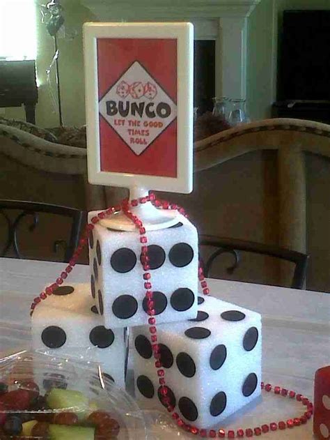 styrofoam dice bunco party themes bunco party bunco