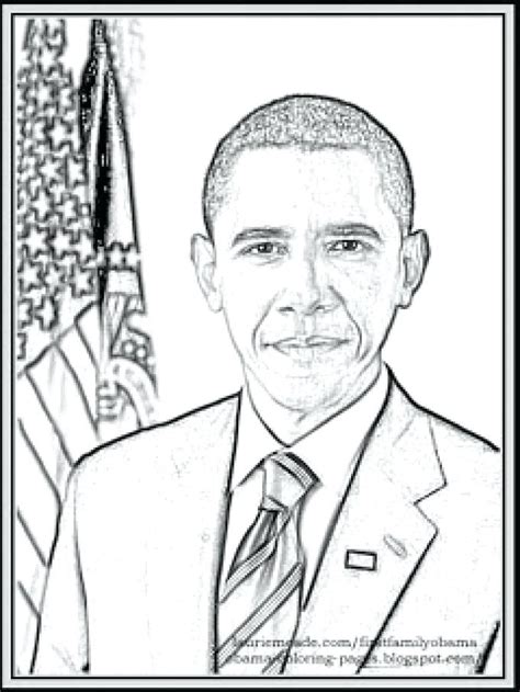 Obama Coloring Book Coloring Pages