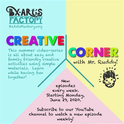 Creative Corner Summer Videos