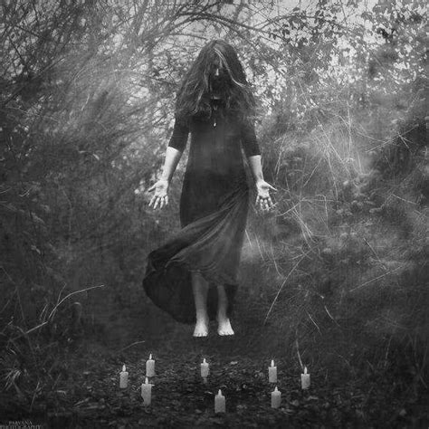 Solitary Witch In The Woods Witchcraft Pagan Wicca Magickal Circle