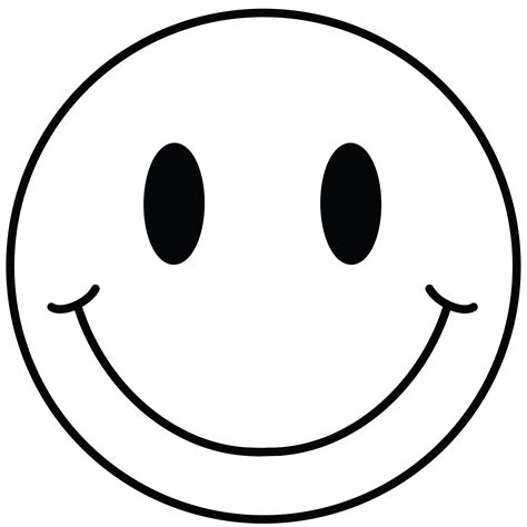 Digital Download Png  File Smiley Face With Black Lines Etsy