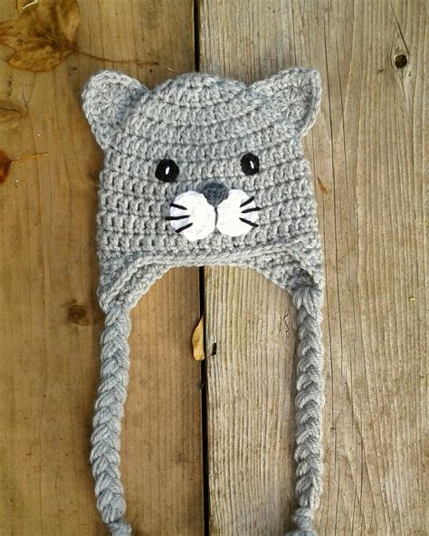 Crochet Cat Hat Baby Kitty Toddler Cat Hat Cat Hat Photo