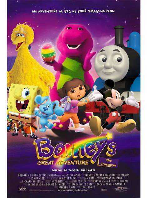 Barneys Great Adventure The Crossover Poster By Kirbthecrossover On