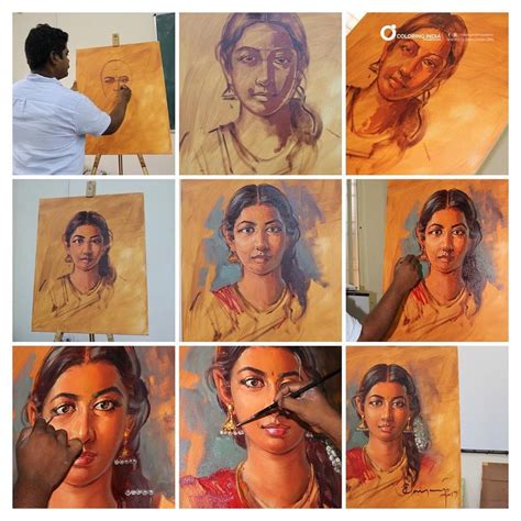 The Process Of Making A Beautiful Painting Demo By Artist