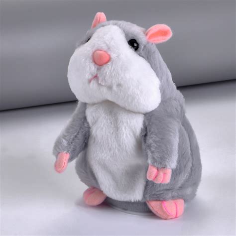 Enjoybay Cute Talking Hamster Plush Toys Electronic Speak Pets Talk