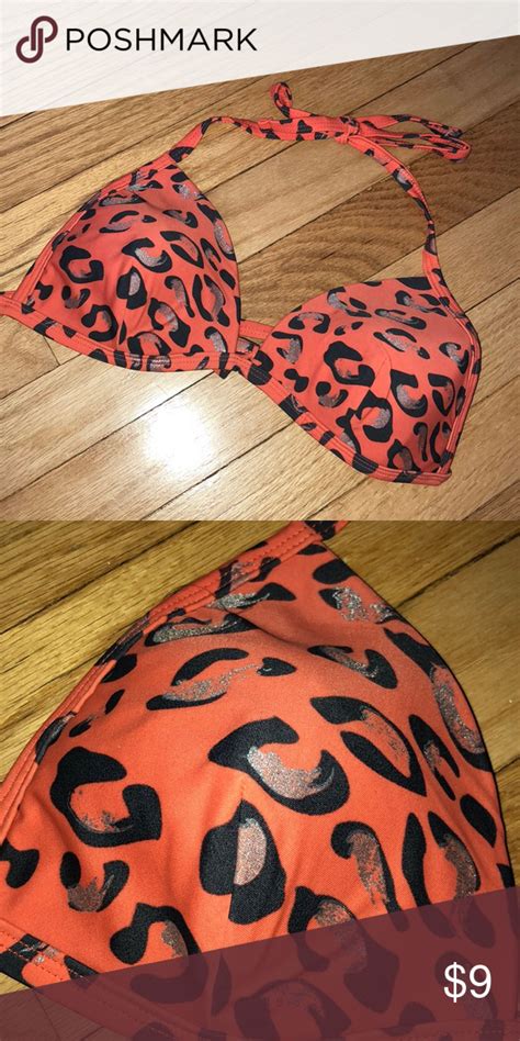 Xhilaration Bikini Top Clothes Design Cheetah Print Bikini Bikini Tops