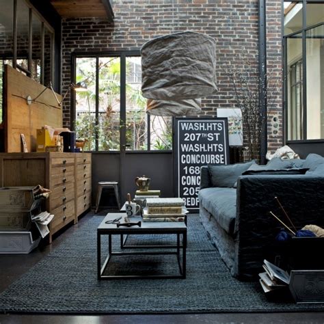 Solid Oak Furniture For A Modern Industrial Living Room Fresh Design Blog