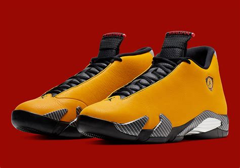 Men's nike air jordan 14 xiv retro ferrari red suede black size 10.5 654459 670top rated seller. Jordan 14 Yellow Ferrari BQ3685-706 Store List | SneakerNews.com