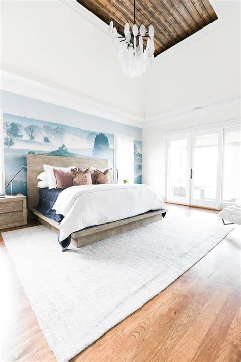 Contemporary White And Blue Master Bedroom Retreat Hgtv