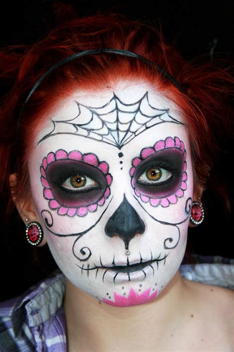 Halloween Makeup Sugar Skull Face Painting Halloween Sugar Skull