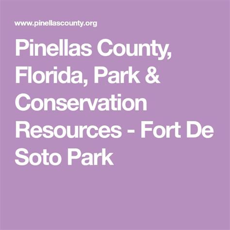 Pinellas County Florida Park Conservation Resources Fort De Soto Park Tampa Things To Do