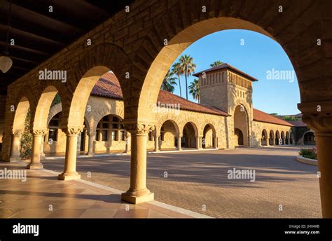 Stanford University Campus In Palo Alto California Usa Stock Photo