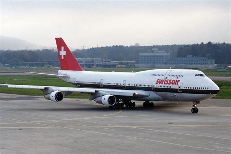 Swissair Boeing 747 357 Hb Igf Zürich Zürich Kloten Flickr