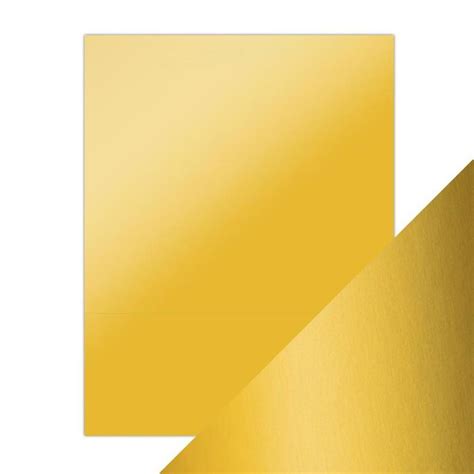 Tonic Studios Craft Perfect Cardstock Gold Pearl 5 Sheets Mirror