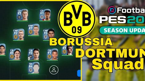 Review Full Squad Borussia Dortmund Youtube