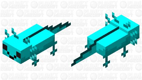 Happy Axolotl Minecraft Mob Skin