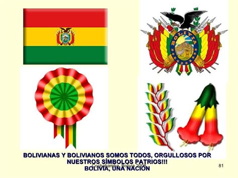 SÍmbolos Patrios De Bolivia Bolivia