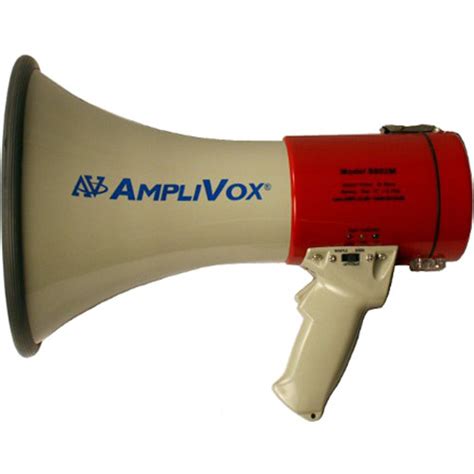 Amplivox Sound Systems Rechargeable 25w Megaphone With Siren