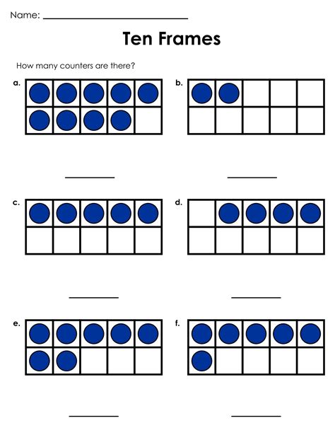 10 Best Ten Frame Template Printable Pdf For Free At Printablee