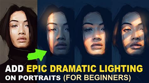 How To Paint Dramatic Lighting On Your Portrait Artwork Dynamic