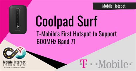 T Mobile Introduces The Coolpad Surf Their First Mobile Hotspot With