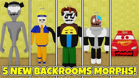 0912 Update How To Get All 5 New Backroom Morphs In Backrooms Morphs