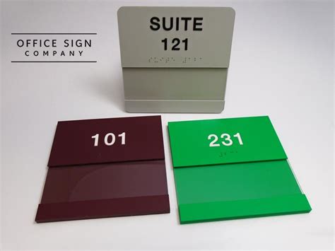 Braille Room Number Signs Door Signs With Windows Room Number