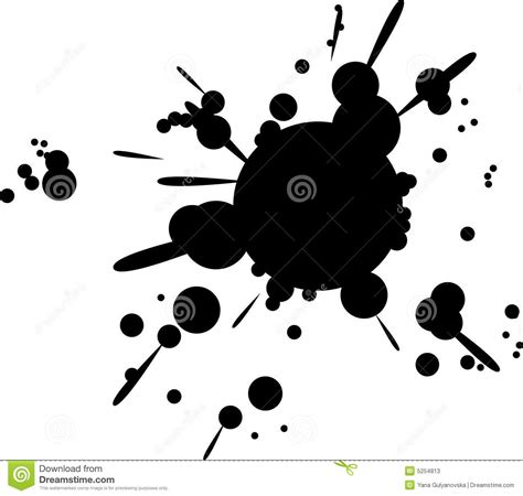 Design Grunge Ink Spot Stock Vector Illustration Of Symbol 5254813
