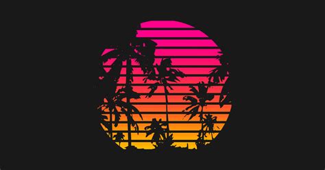 80s Sunset Sunset T Shirt Teepublic
