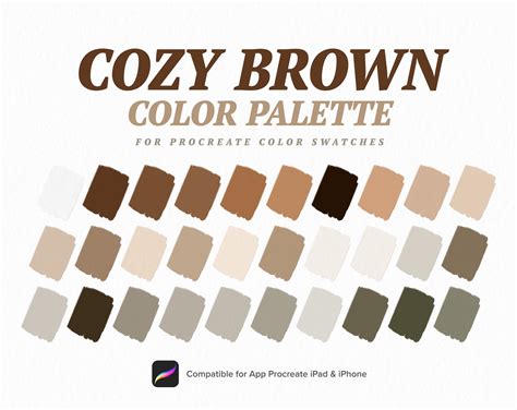 aesthetic brown procreate color palette ubicaciondepersonas cdmx gob mx