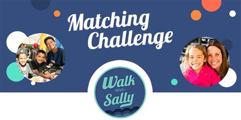 10000 Matching Challenge Through The End Of The Year Walk With Sally