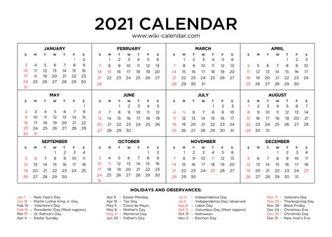 Calendar Of Weekends Only 2021 Calendar Printables Free