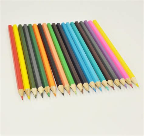 20x Assorted Colour Pencils School Pencil Kids Arts And Etsy