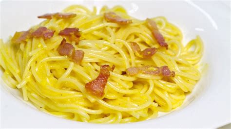 Receta De Espaguetis Con Salsa Carbonara Karlos Argui Ano