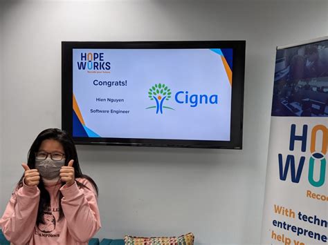 Hien Finds Success At School And At Cigna Hopeworks