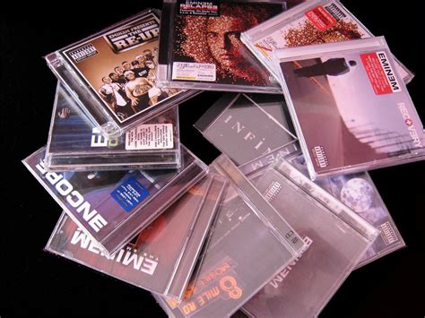 My Eminem Cd Collection All My Eminem Studio Albums Backg Flickr