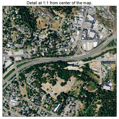 Aerial Photography Map Of Grass Valley Ca California