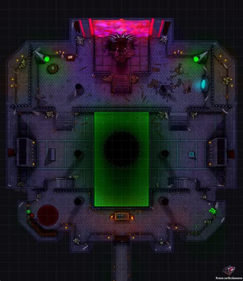 Lichs Lair Dandd Map For Roll20 And Tabletop — Dice Grimorium