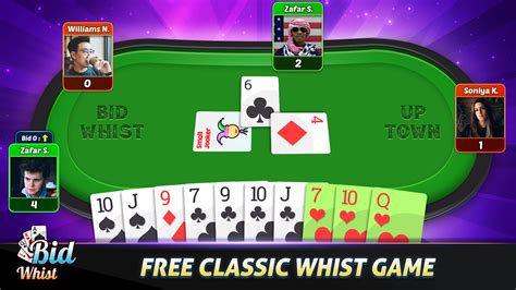 Bid Whist Free Classic Whist 2 Player Card Game