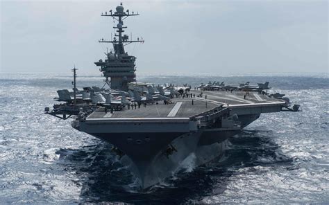 Download Wallpapers Uss Theodore Roosevelt Nuclear Powered Aircraft