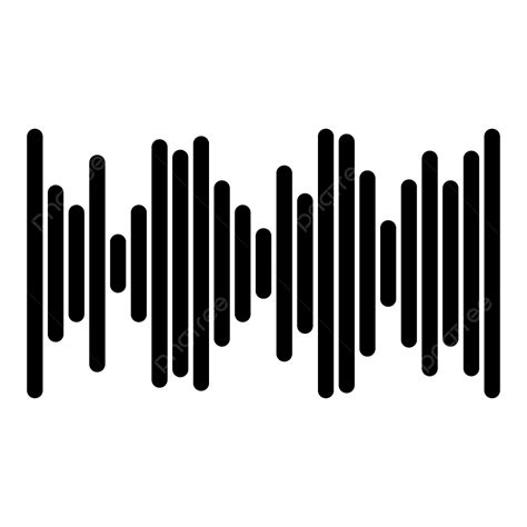 Sound Wave Silhouette Png Free Sound Waves Vector Sound Waves Sound