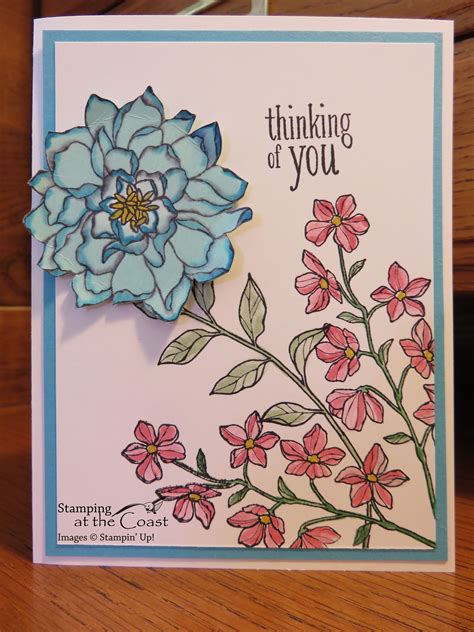 Stampin Up Peaceful Petals Flower Cards Cards Handmade Creative Cards