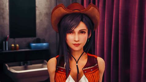 Cowgirl Tifa And Shinra Soldier Cloud Final Fantasy 7 Remake Youtube