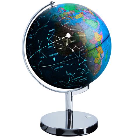 Usa Toyz Globe 3 In 1 Office Desk Night Light Led Light Globe